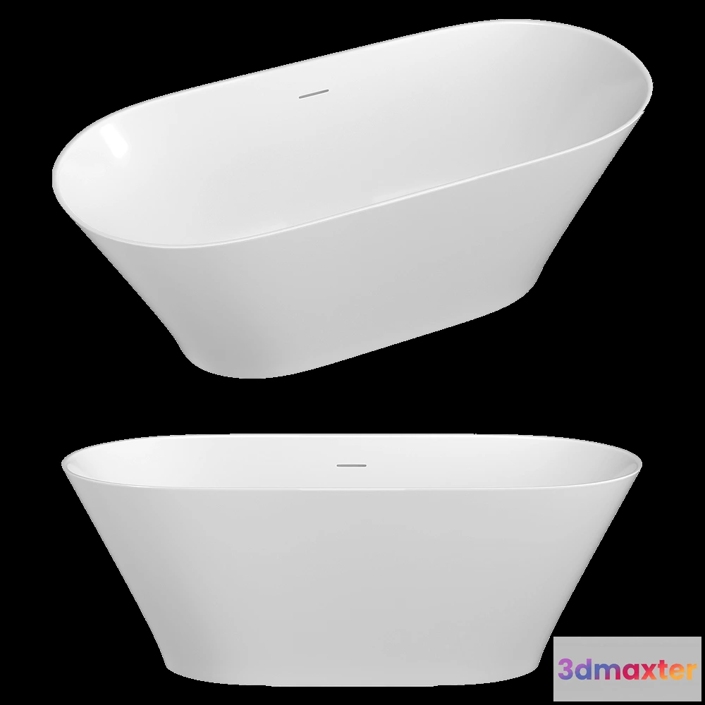 1587676 - Salini - Bathtub Mona 170 3D Max