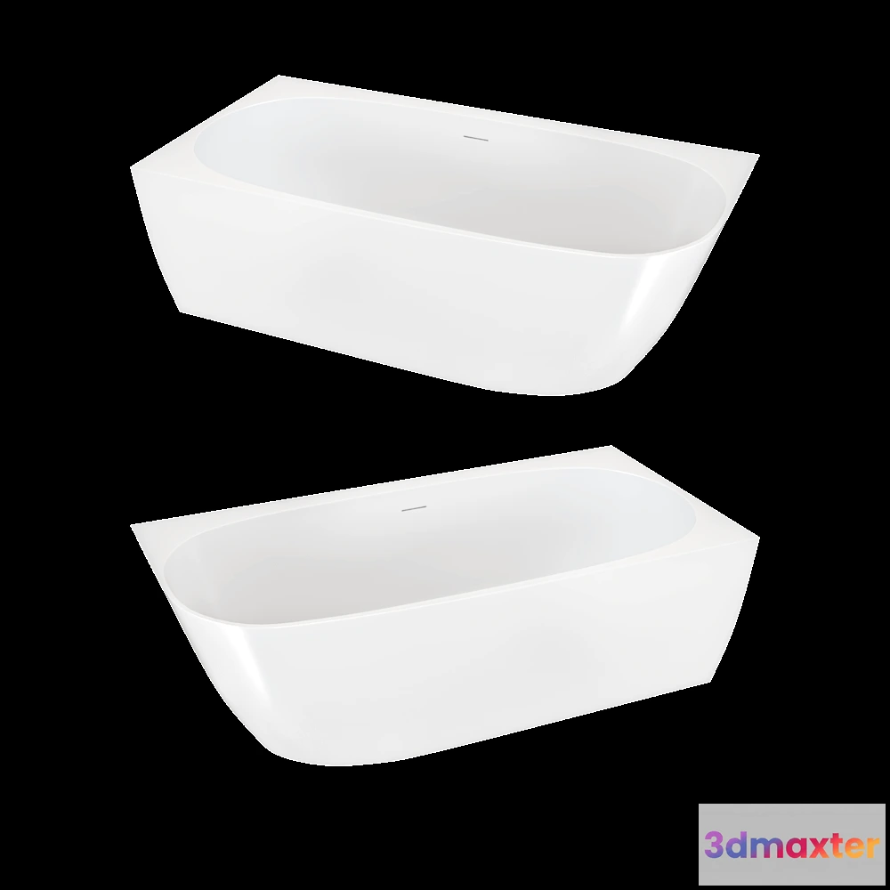 1587678 - Salini - Bathtub Sofia corner 3D Max