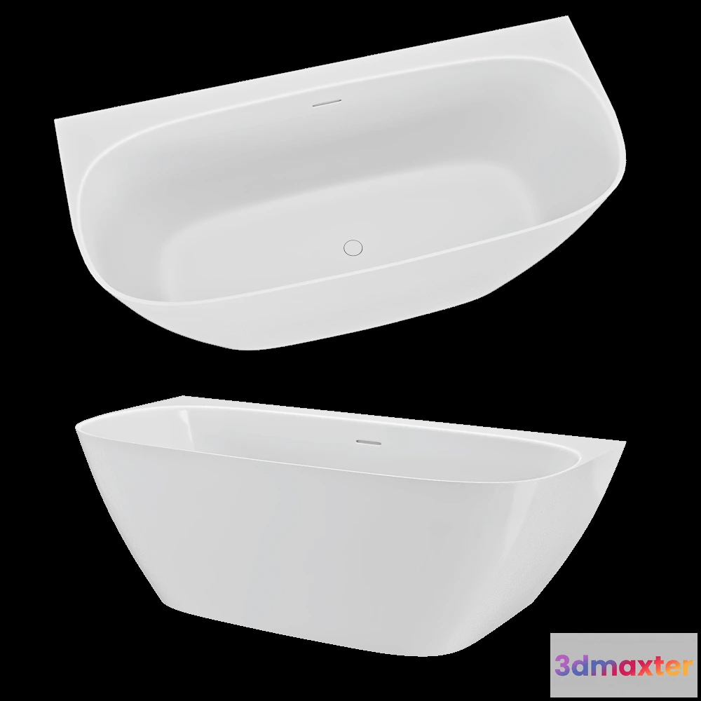 1587694 - Salini - Bathtub Sofia Wall 3D Max