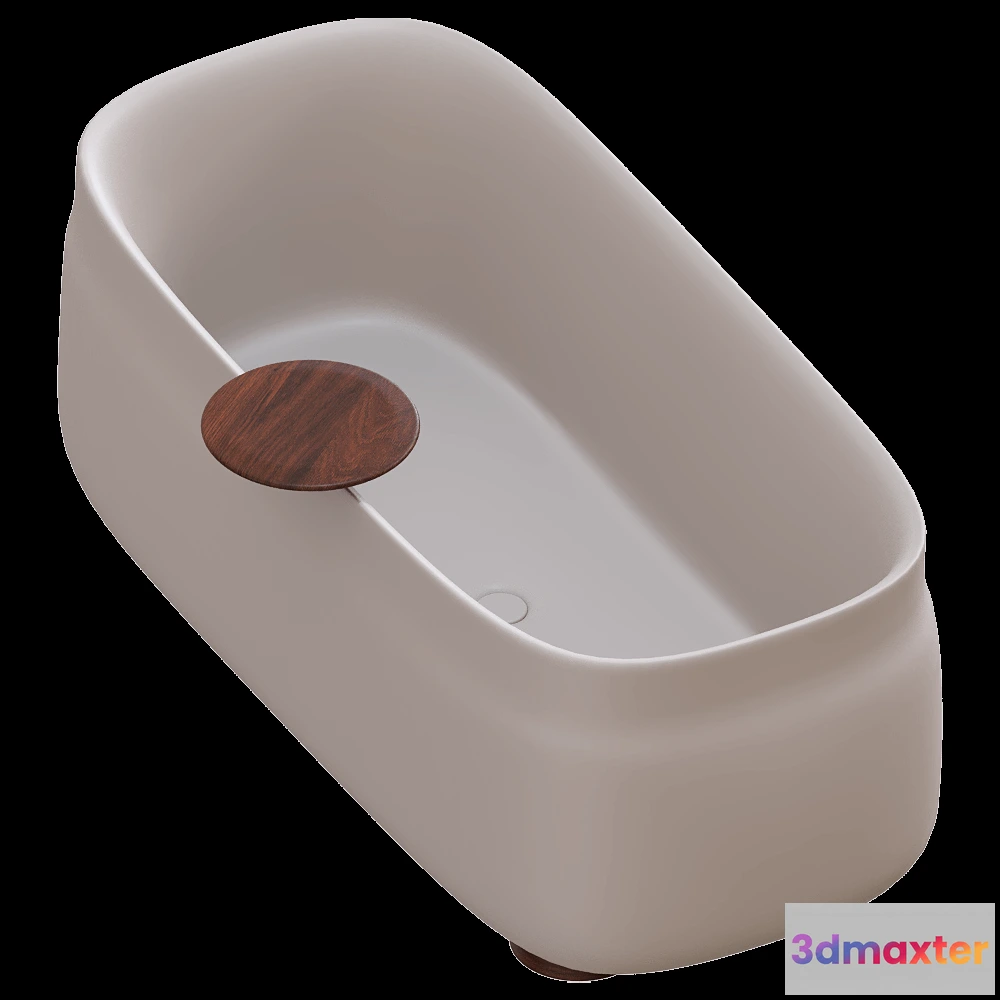 1587696 - Sanycces - Bathtub Duna with integrated table 3D Max