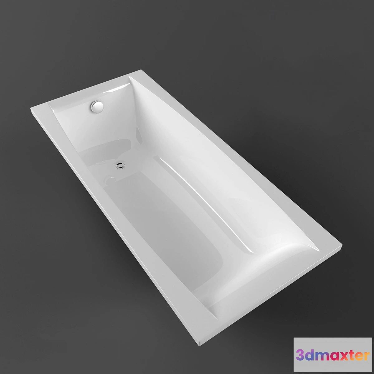 1587712 - bathroom - Cersanit Virgo bathtub 04 3D Max