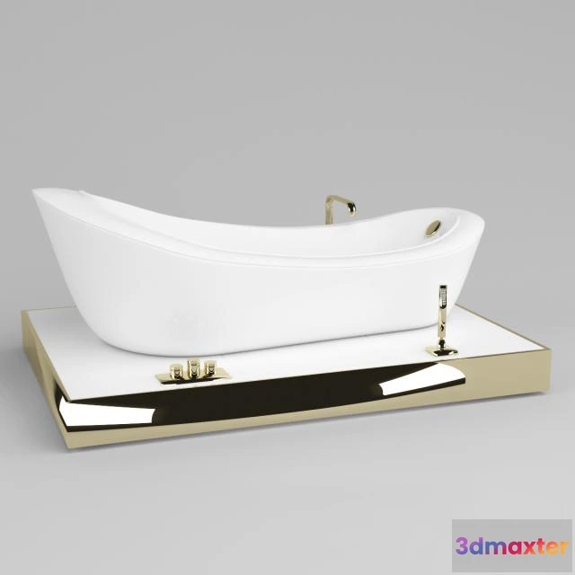 1587732 - bathroom - Bathtub Villeroy 80 3D Max