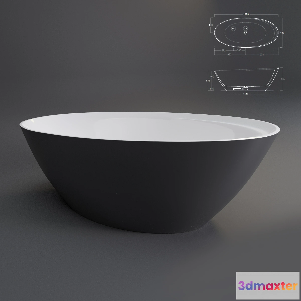 1587736 - bathroom - SIMAS bathtub 05 3D Max