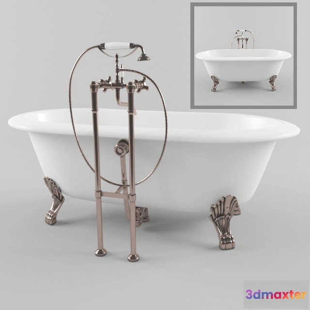 1587744 - bathroom - Victoria Albert bathtub 56 3D Max