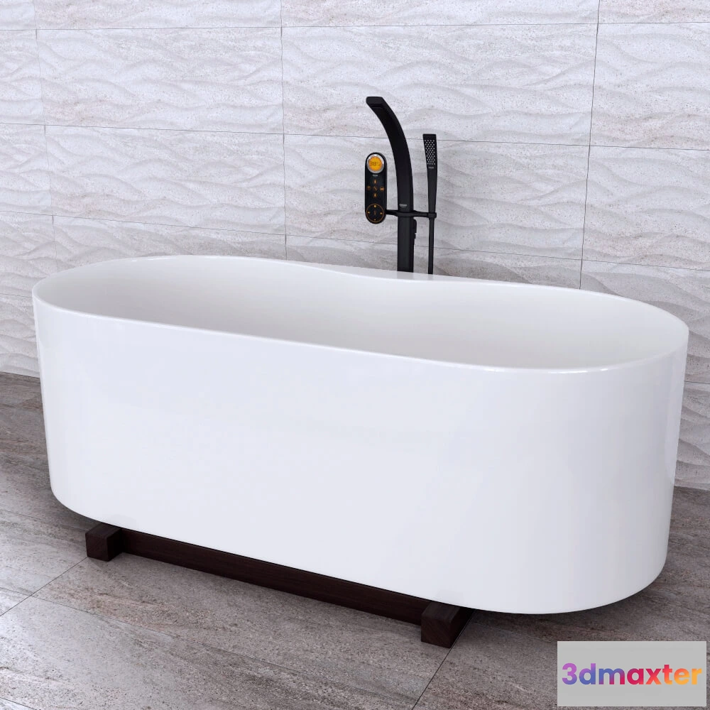 1587752 - bathroom - GROHE bathtub 3D Max