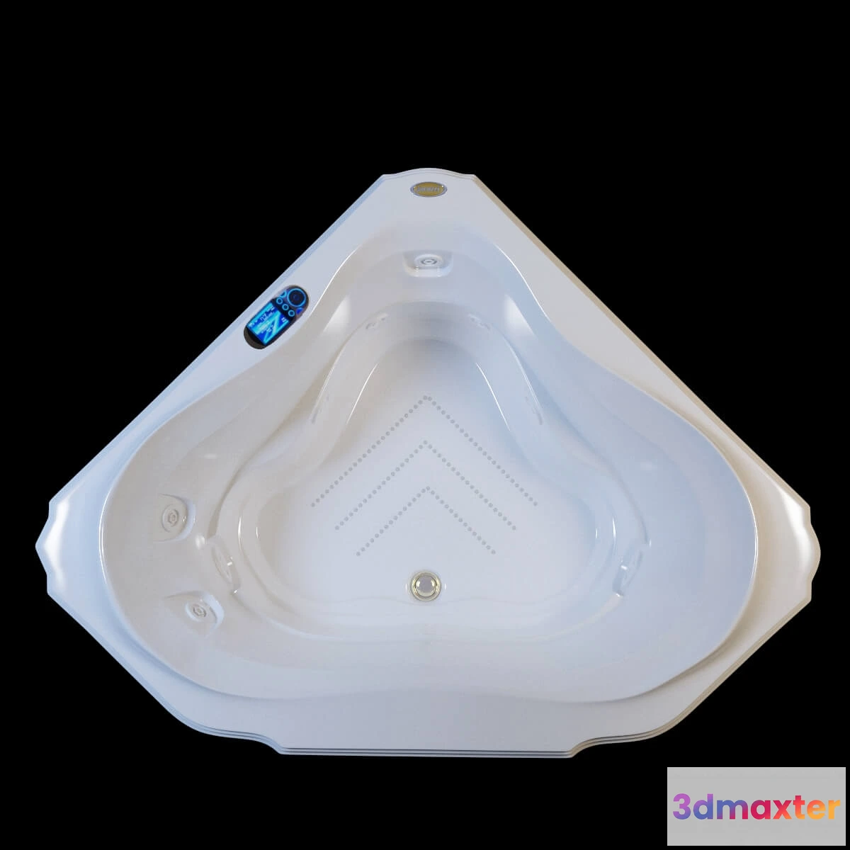 1587804 - bathroom - Jacuzzi Bellavista corner  bath 3D Max