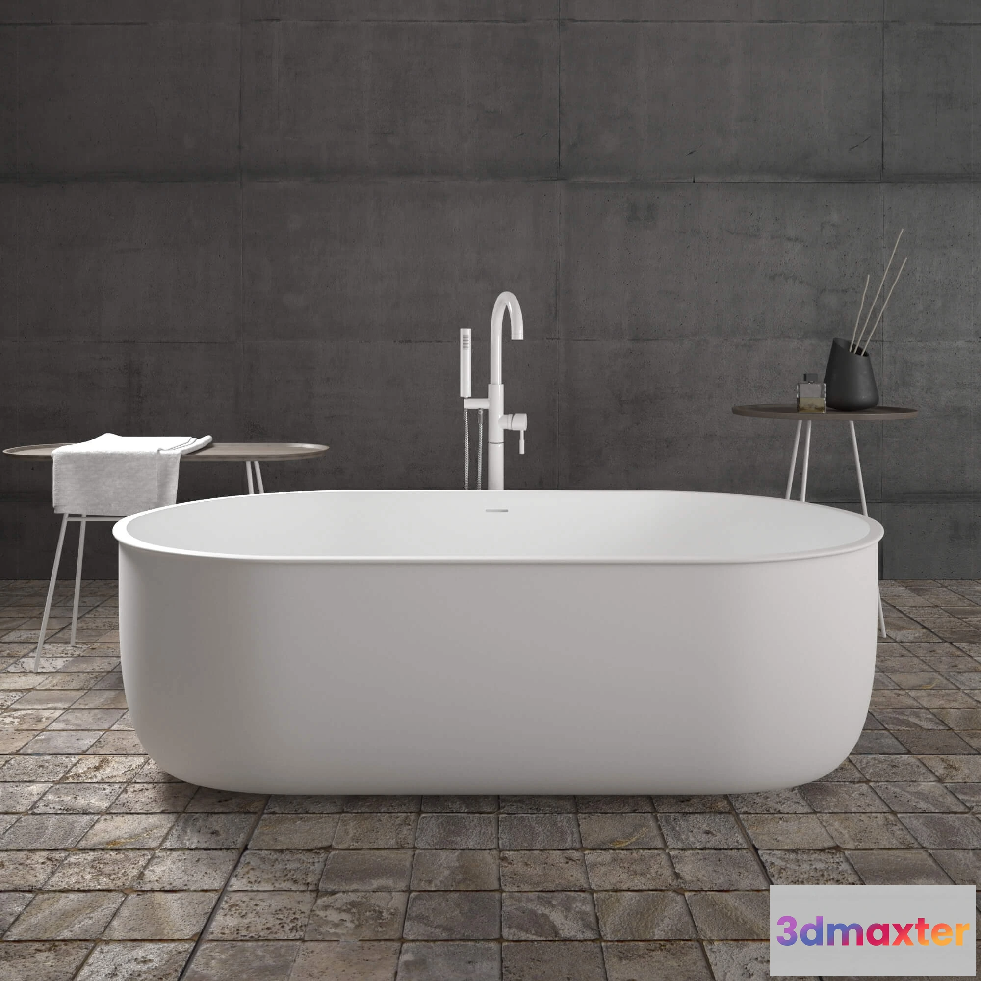 1587810 - bathroom - Inbani Prime bath 1 3D Max