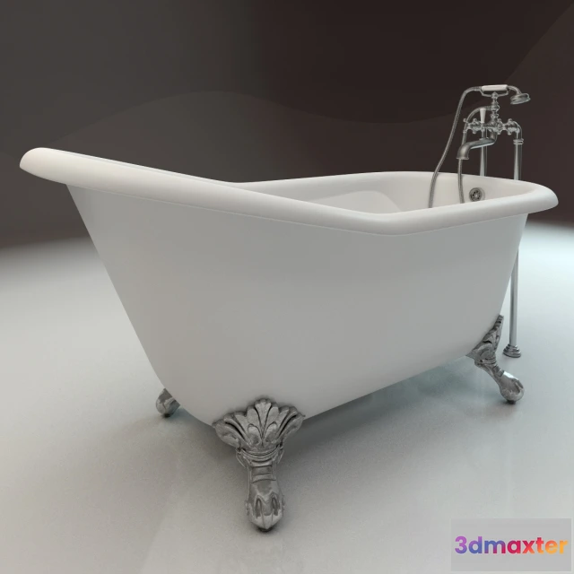 1587820 - bathroom - Claw-foot bathtub Recor Slipper 3D Max