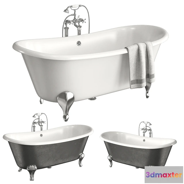 1587822 - bathroom - Devon and Devon Admiral bath 3D Max