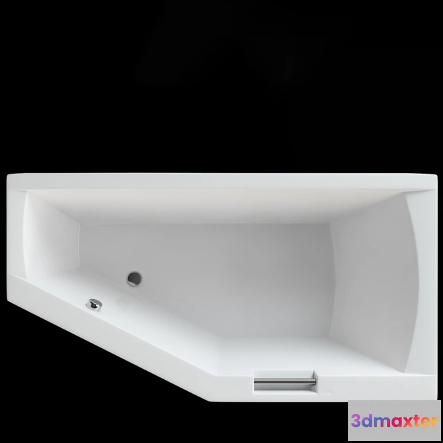 1587862 - bathroom - Bath Acrylic corner Riho Geta 3D Max