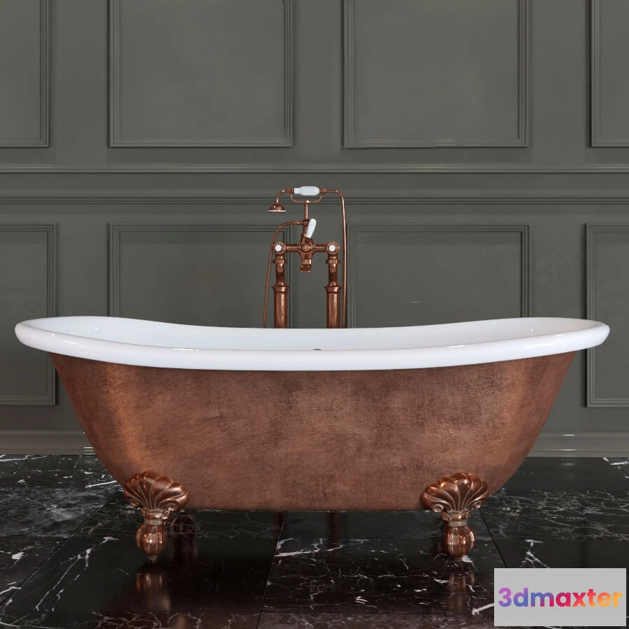 1587866 - bathroom - Bath Admiral Copper Effect 3D Max