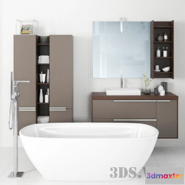 1587888 - bathroom - Furniture set with 3D Max
