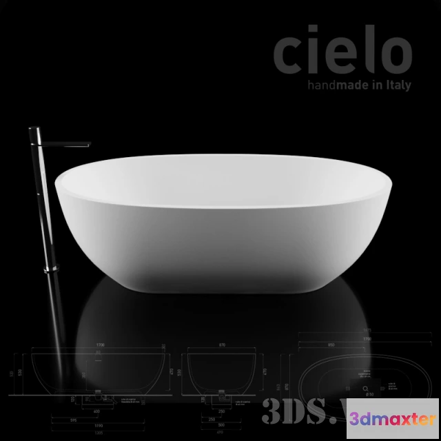 1587890 - bathroom - CIELO bath tub 3D Max