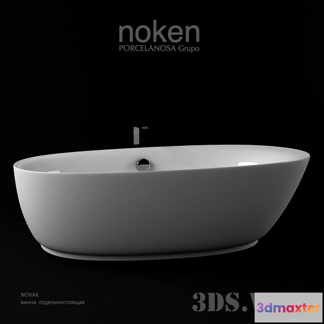 1587898 - bathroom - Freestanding bathtub Noken 3D Max