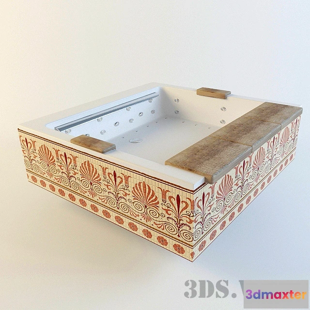 1587910 - bathroom - Jacuzzi in ethnic style 3D Max