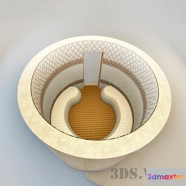 1587924 - bathroom - Round hamam 3D Max