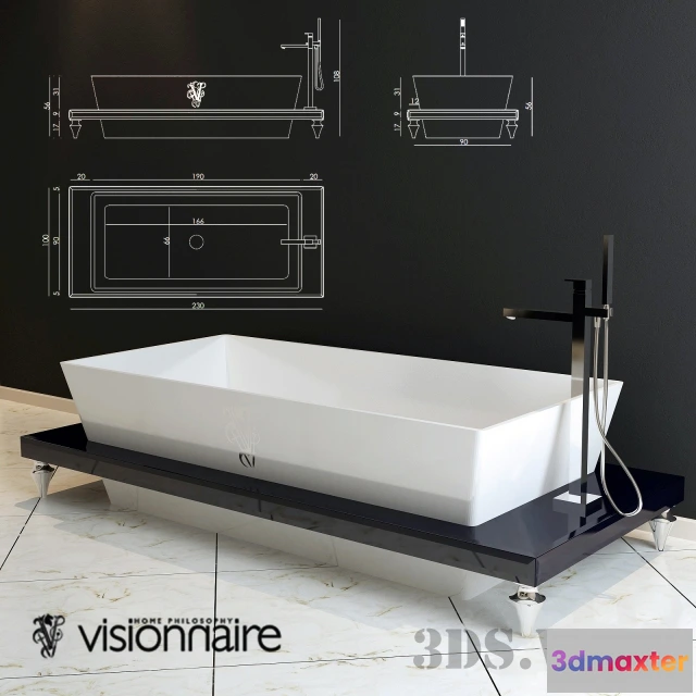 1587926 - bathroom - Visionnaire Bath - Vasca 3D Max