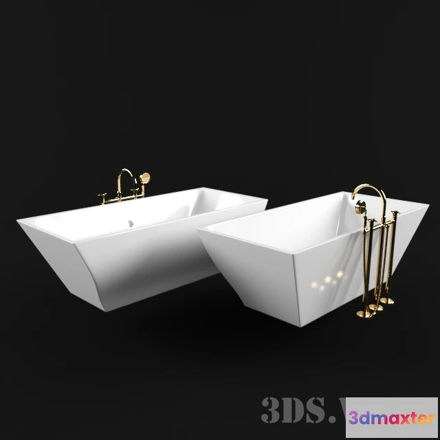 1587944 - bathroom - Ванна Slipper A5 3D Max