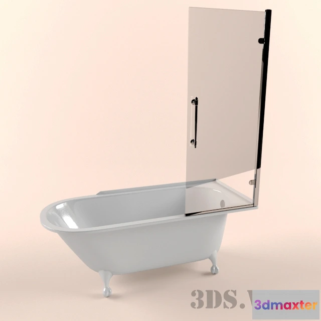 1587952 - bathroom - Ванна Burlington E14 3D Max