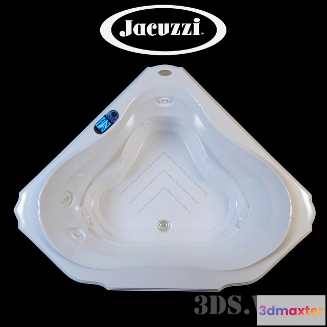 1587962 - bathroom - Jacuzzi BELLAVISTA CORNER BATH MODEL 3D Max