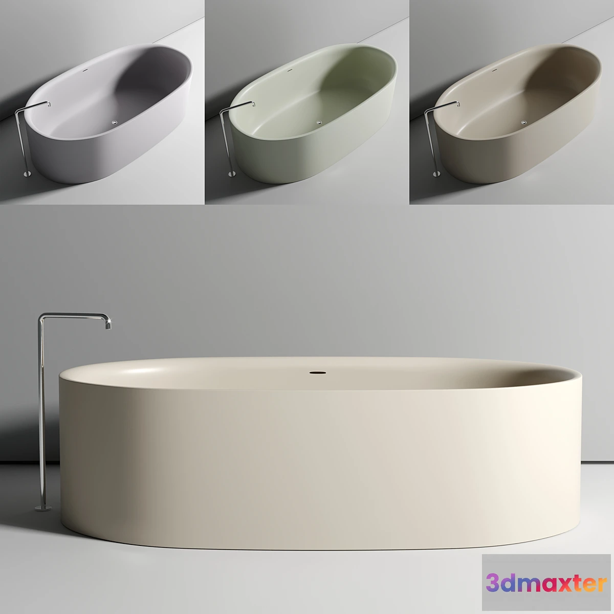 544663 - BOFFI Sabbia freestanding bathtub