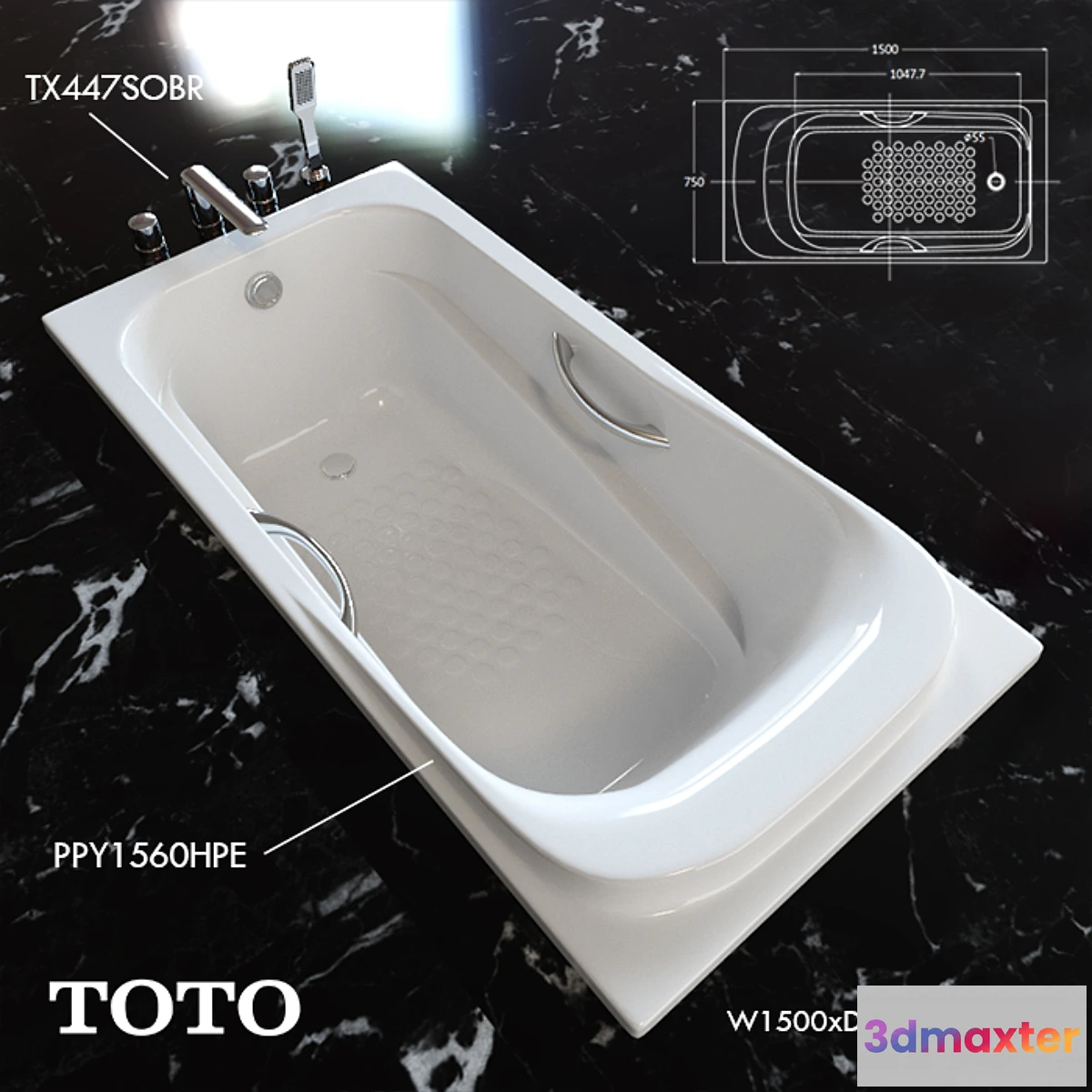 577028 - toto PPY1560HPE TX447SOBR