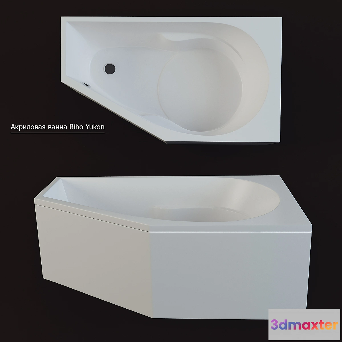 630529 - Acrylic bathtub Riho Yukon