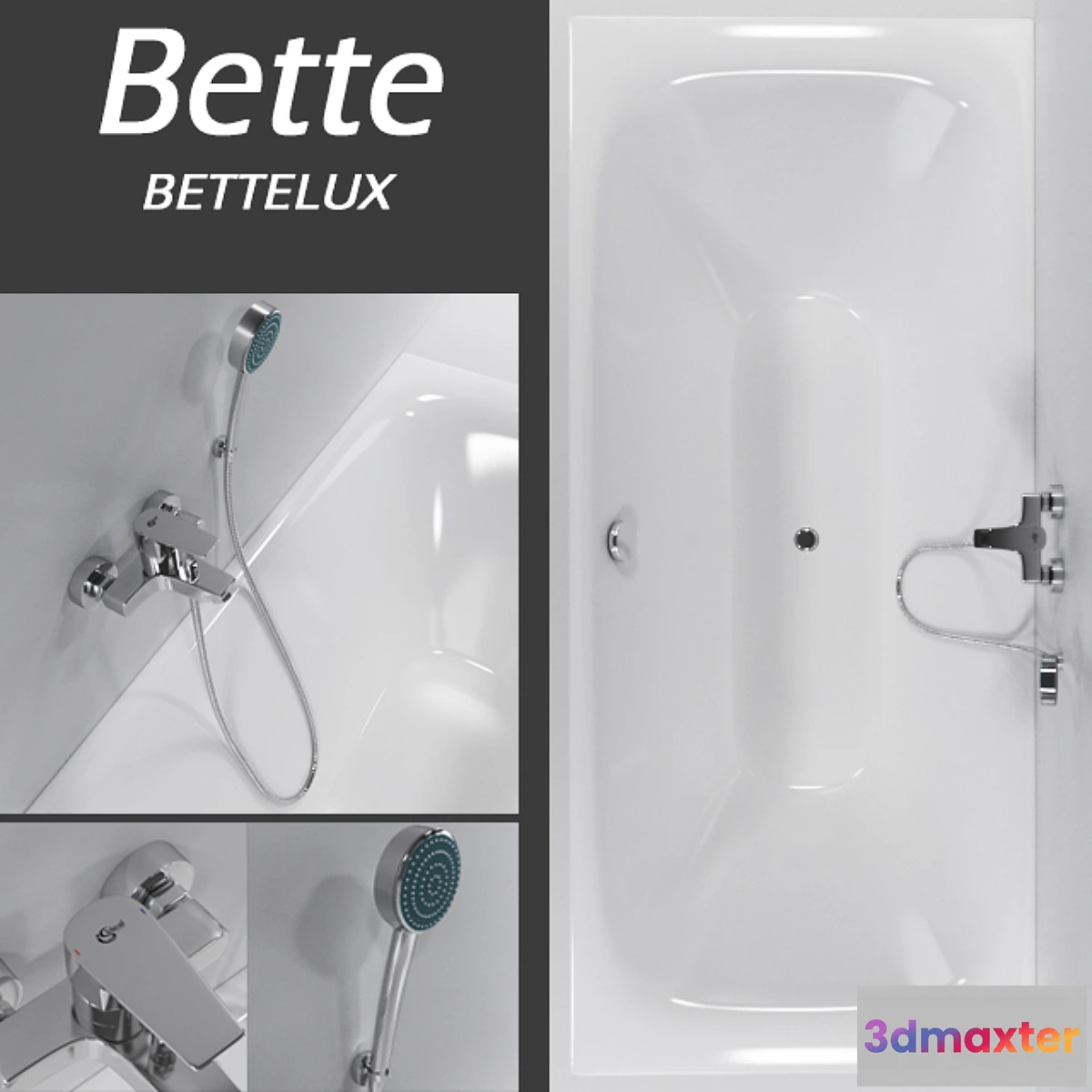 635113 - Bath Bette BETTELUX mixer IDEAL STANDARD Ceraplan III