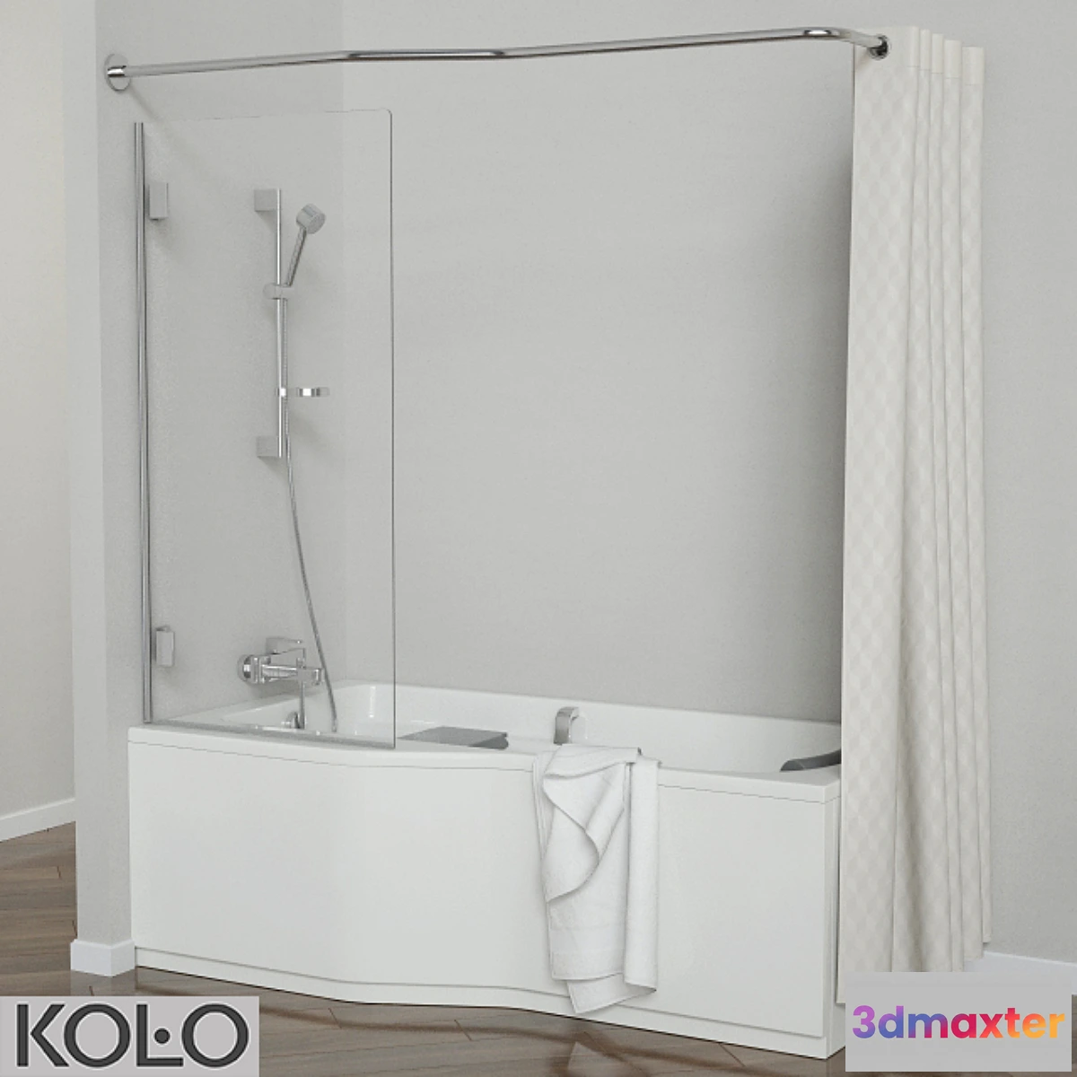 665767 - Set baths Comfort Plus TM KOLO with glass curtains and soft