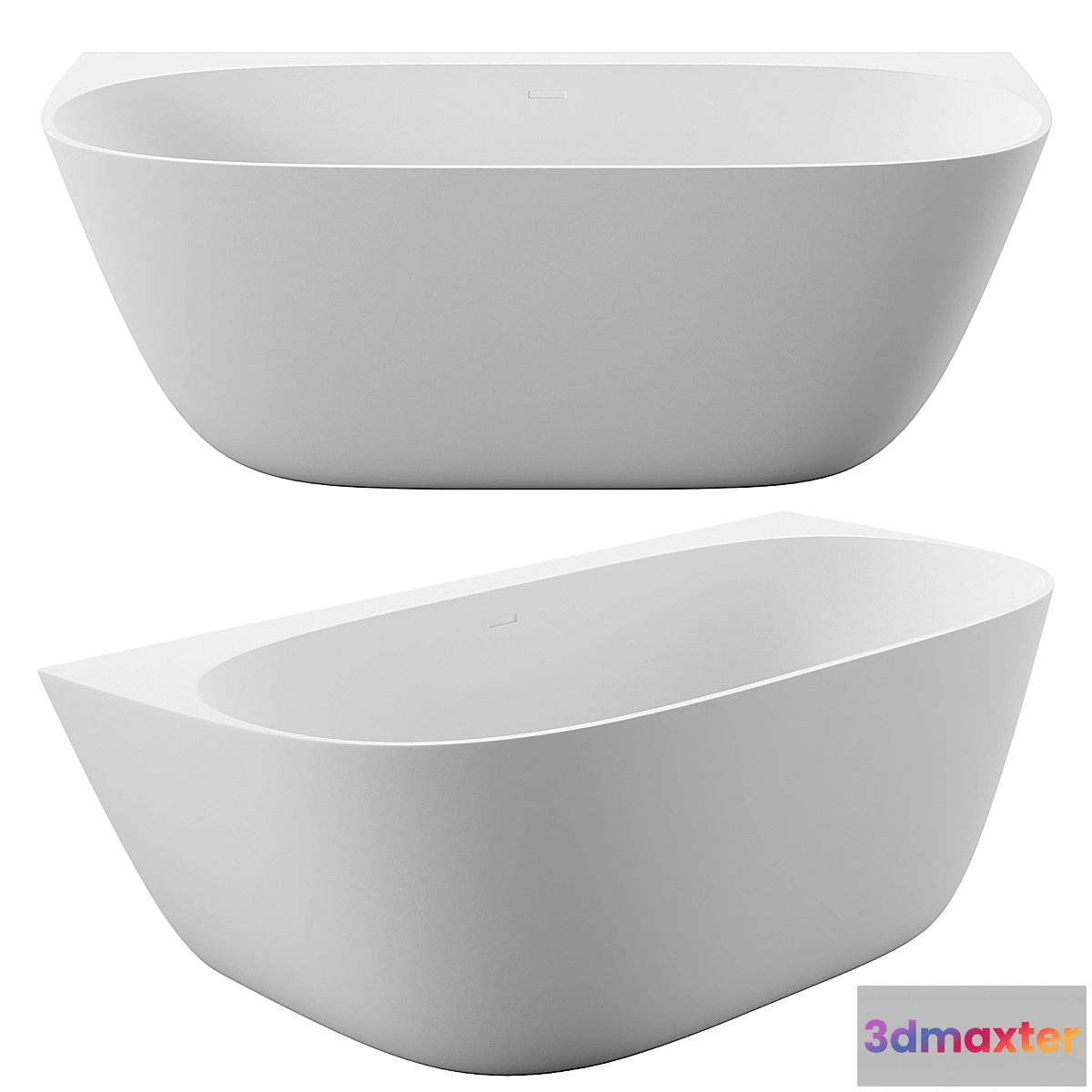 686198 - Wall-mounted bathtub Salini SOFIA WALL