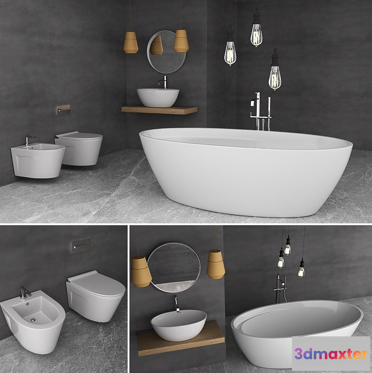 719156 - Bathroom Set Wave - No.2