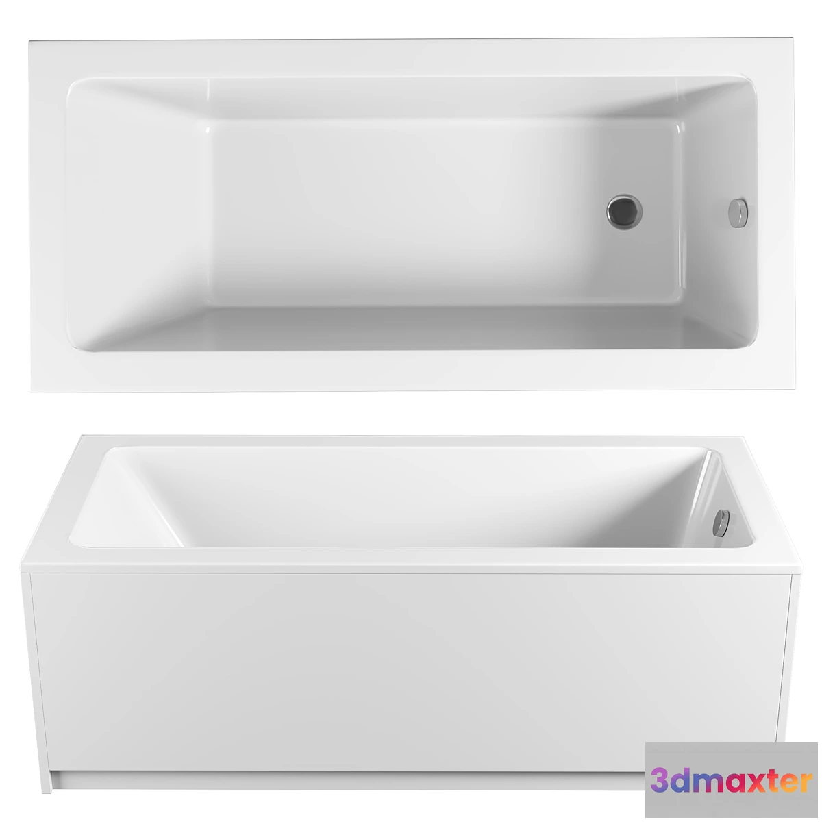 765773 - Acrylic bathtub Excellent Wave 180×80 - No.2