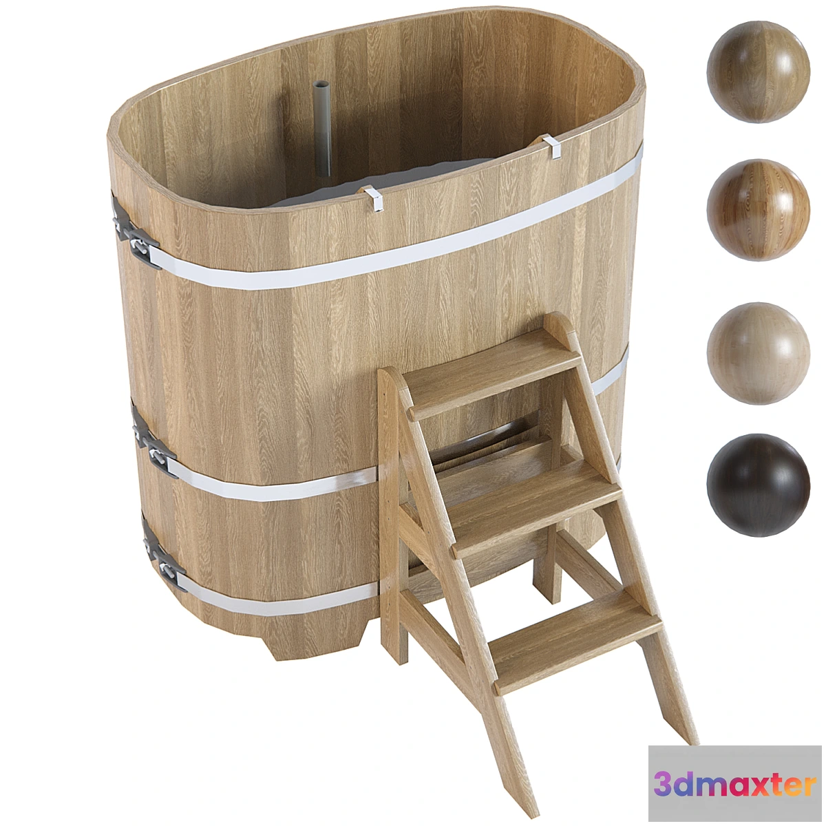 765851 - Oval hot tub from Bentwood 0.761.2m - No.2