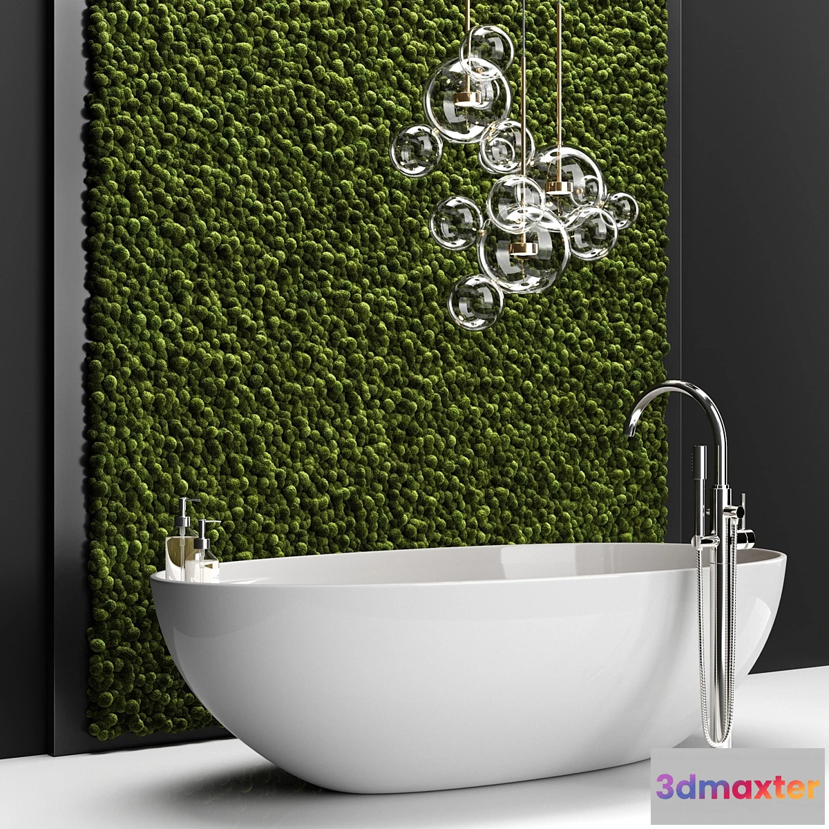 874161 - Bathroom set with moss - No.4