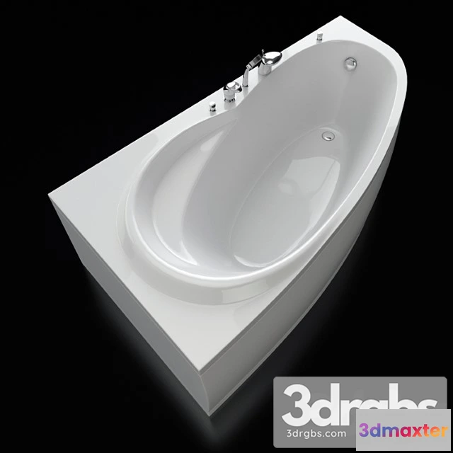911498 - Alpen Naos 180 Acrylic Corner Bathtub