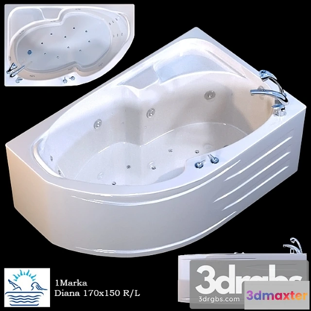 911580 - Bathroom Asymmetric 1 Marka Diana 170×105