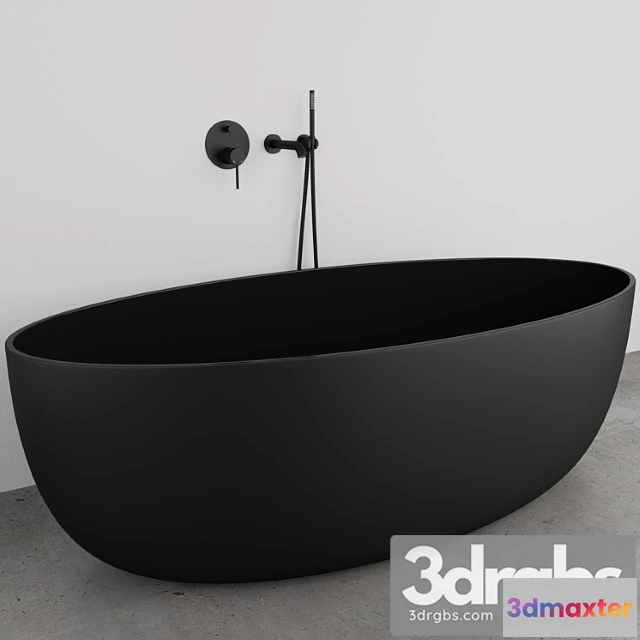 911774 - Lusso Stone Vetrina Black Luxe Bath Tap