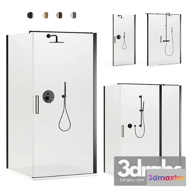 1014450 - Shower Enclosures Arblu Icaro Shower Systems Paffoni Set 1