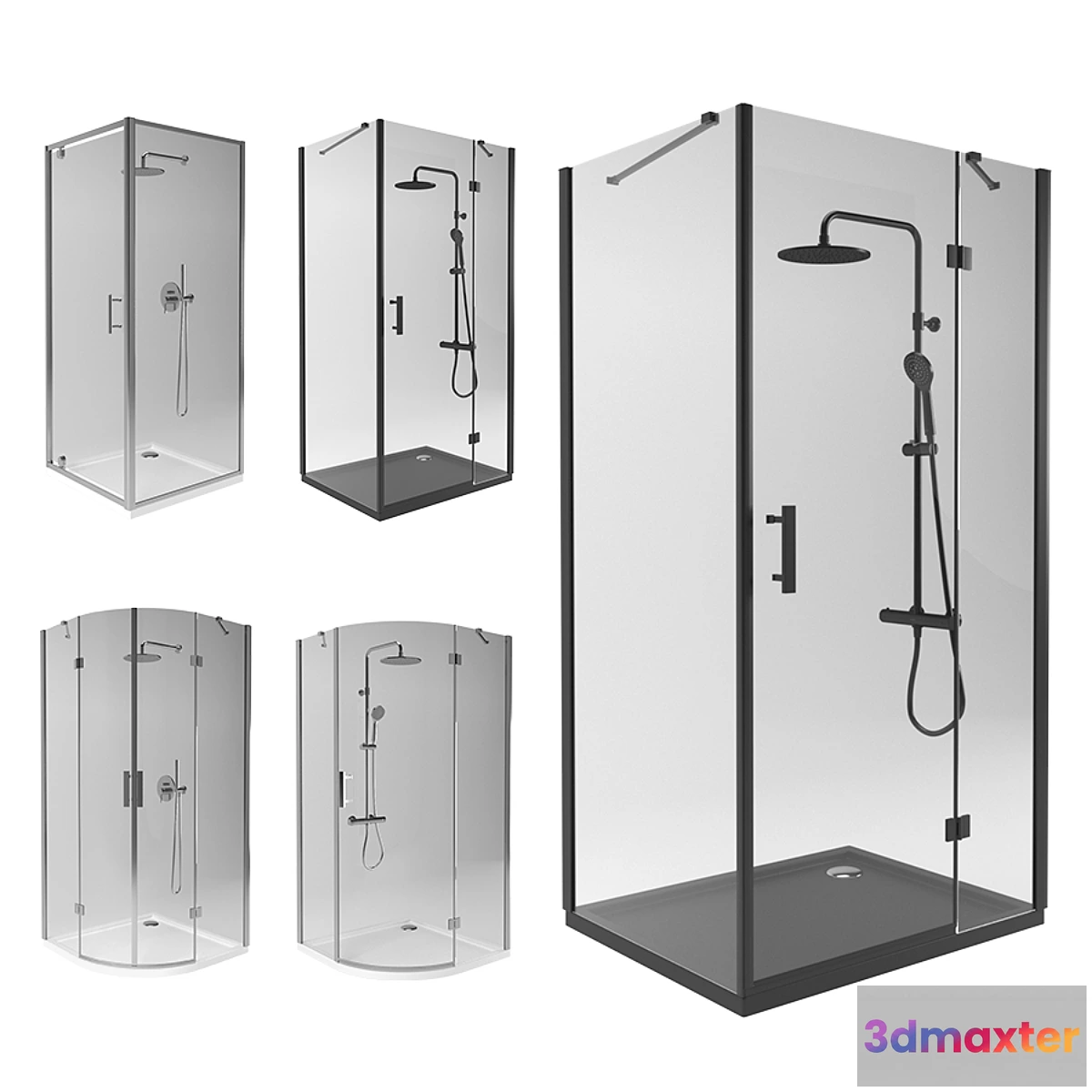 1322275 - Omnires Shower Enclosures 3D Max