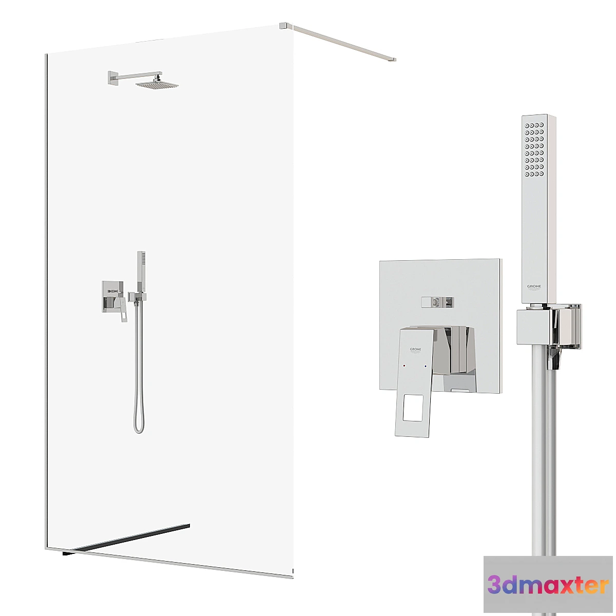 1323699 - Shower cabin 3D Max