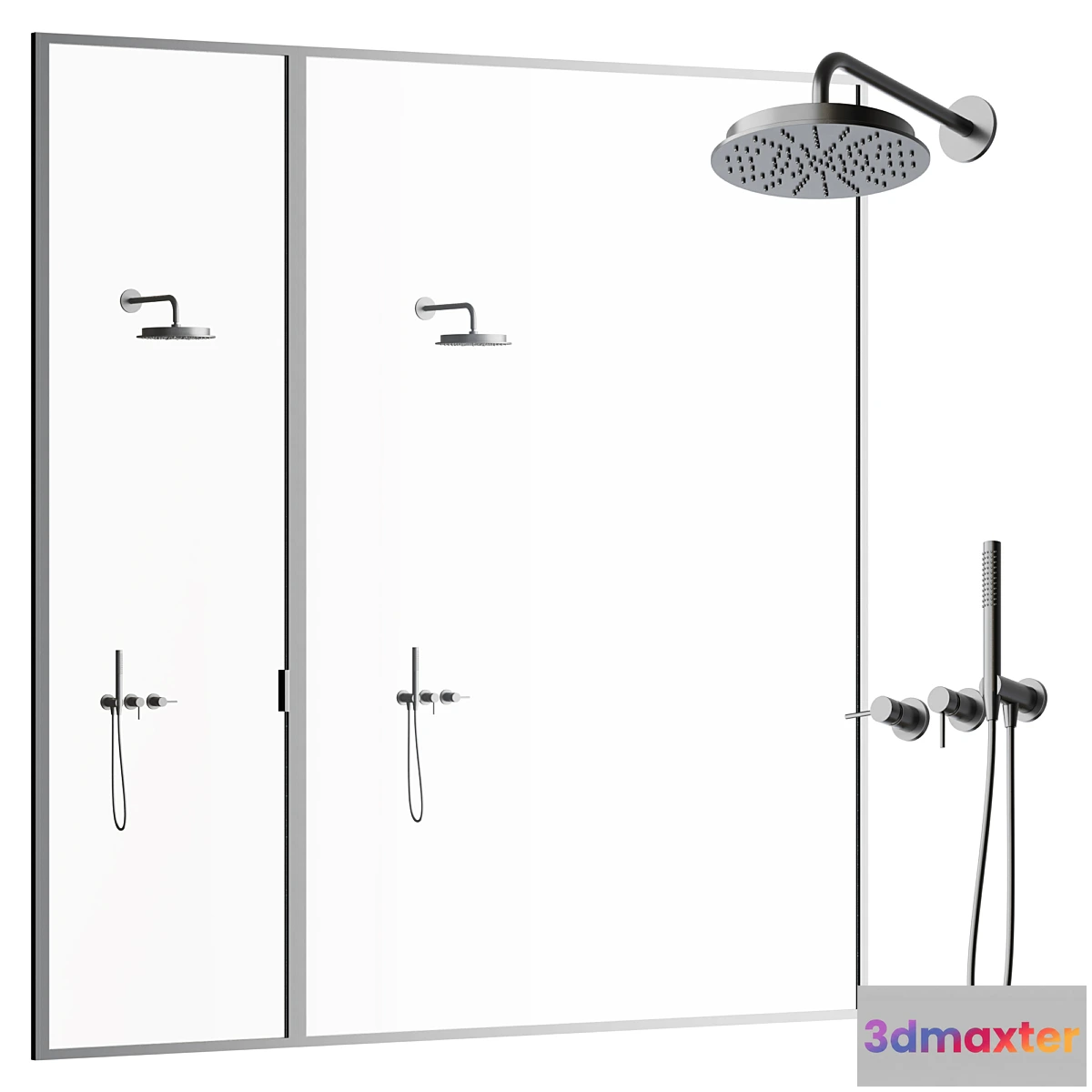 1329405 - ADL SHOWERING  Shower cabin 3D Max