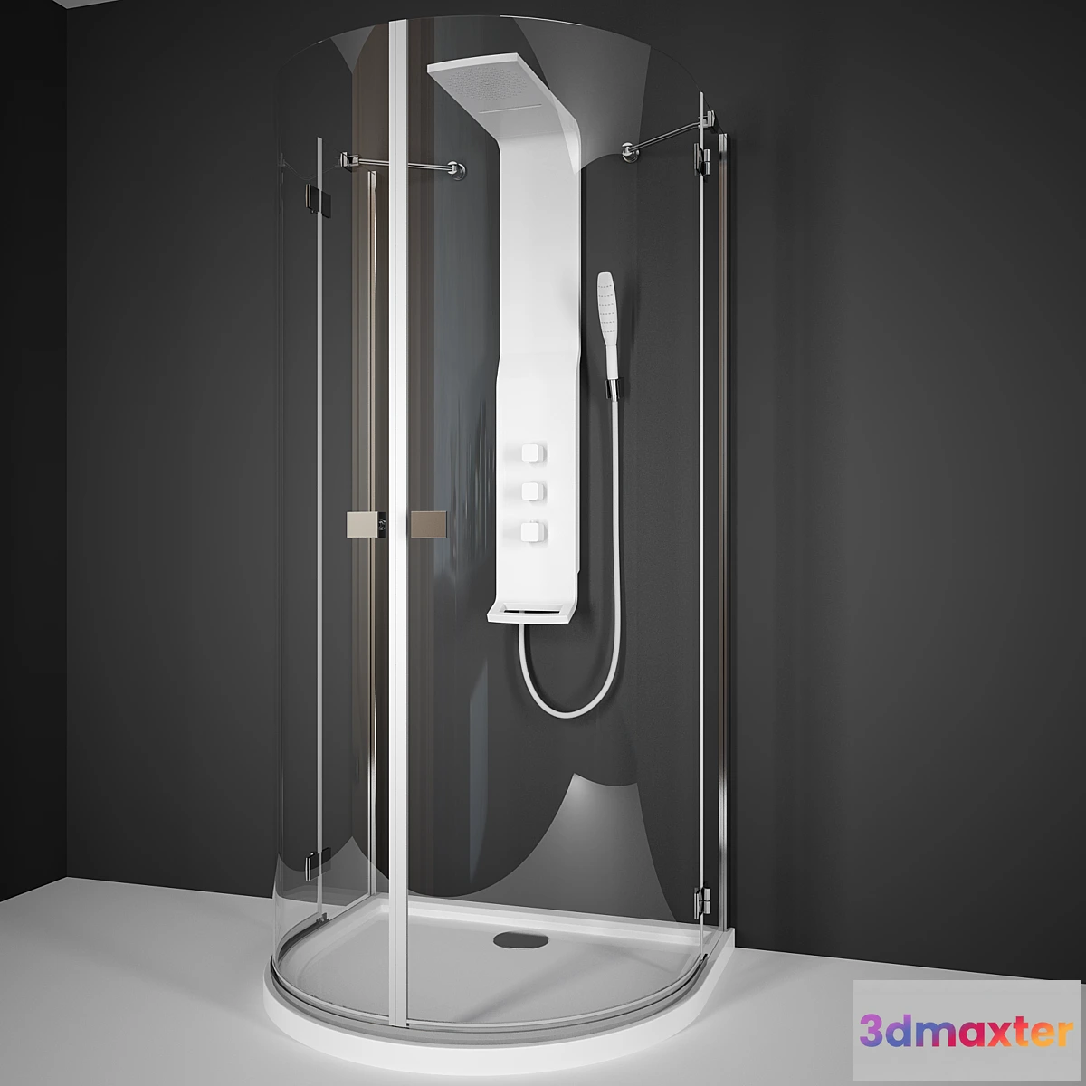 1395446 - Shower Almatea P 3D Max