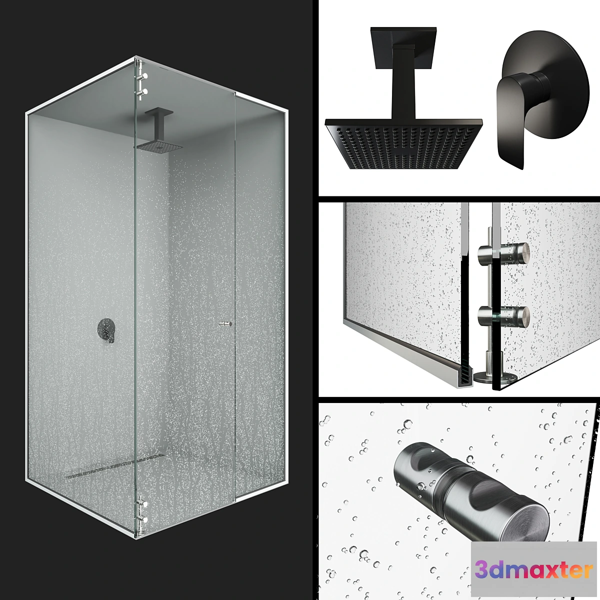 1459054 - QT Shower cabin 3D Max