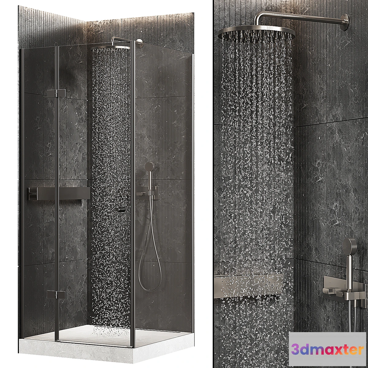 1461712 - Corner shower 3D Max