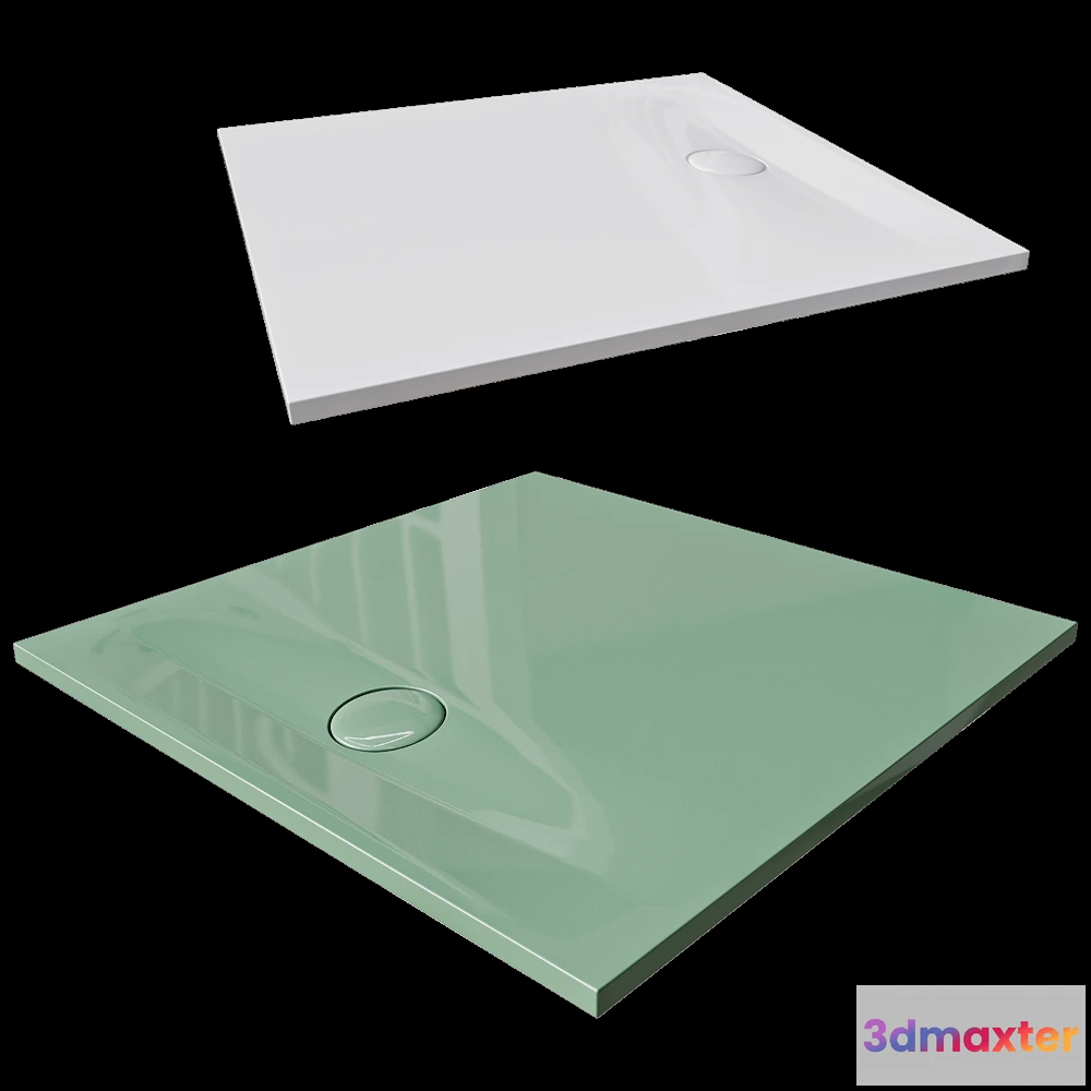 1588788 - Bette - Shower tray  BetteFloor Side 338 3D Max