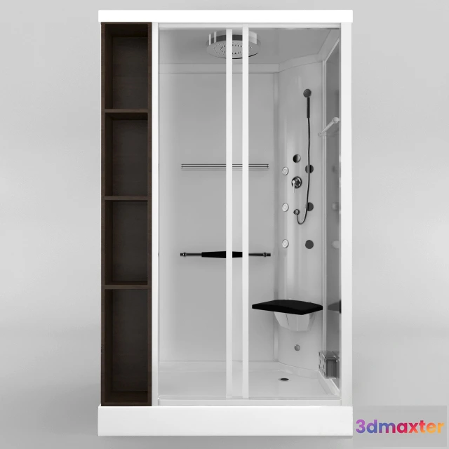 1588818 - bathroom - Shower cabin 100 3D Max