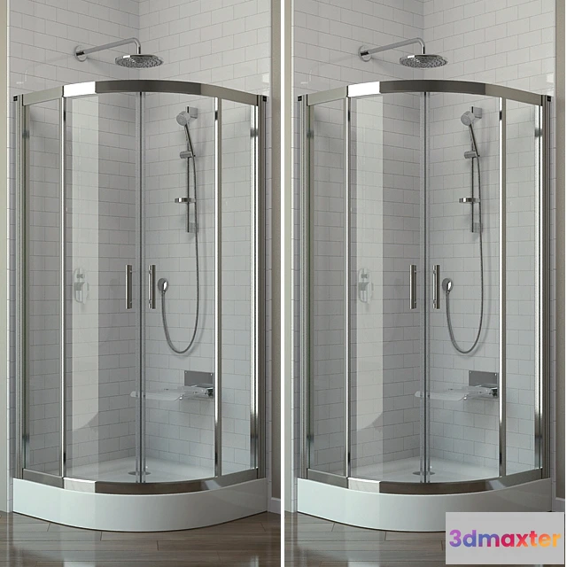 1588832 - bathroom - Shower cabin the GEO 6 3D Max