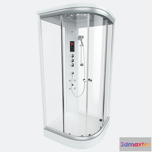 1588836 - bathroom - Shower cabin 26 3D Max