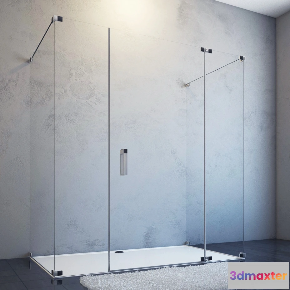 1588838 - bathroom - Shower HÜPPE Studio berlin pure 3D Max