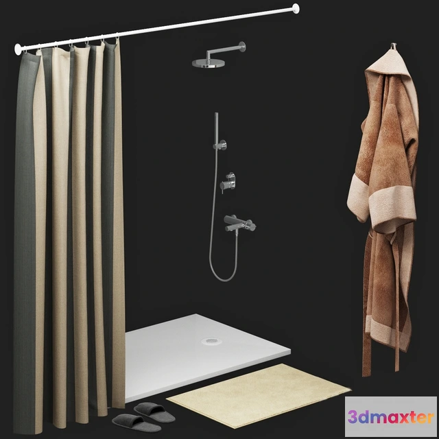 1588840 - bathroom - Shower room 1 3D Max